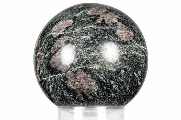 Polished Spinel in Granite Sphere - India #359769